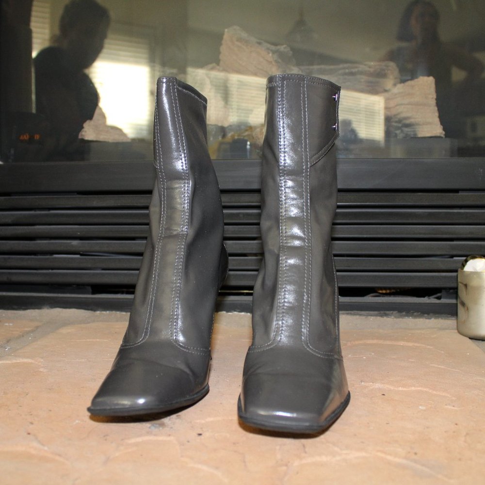 Nine West Gray Booties